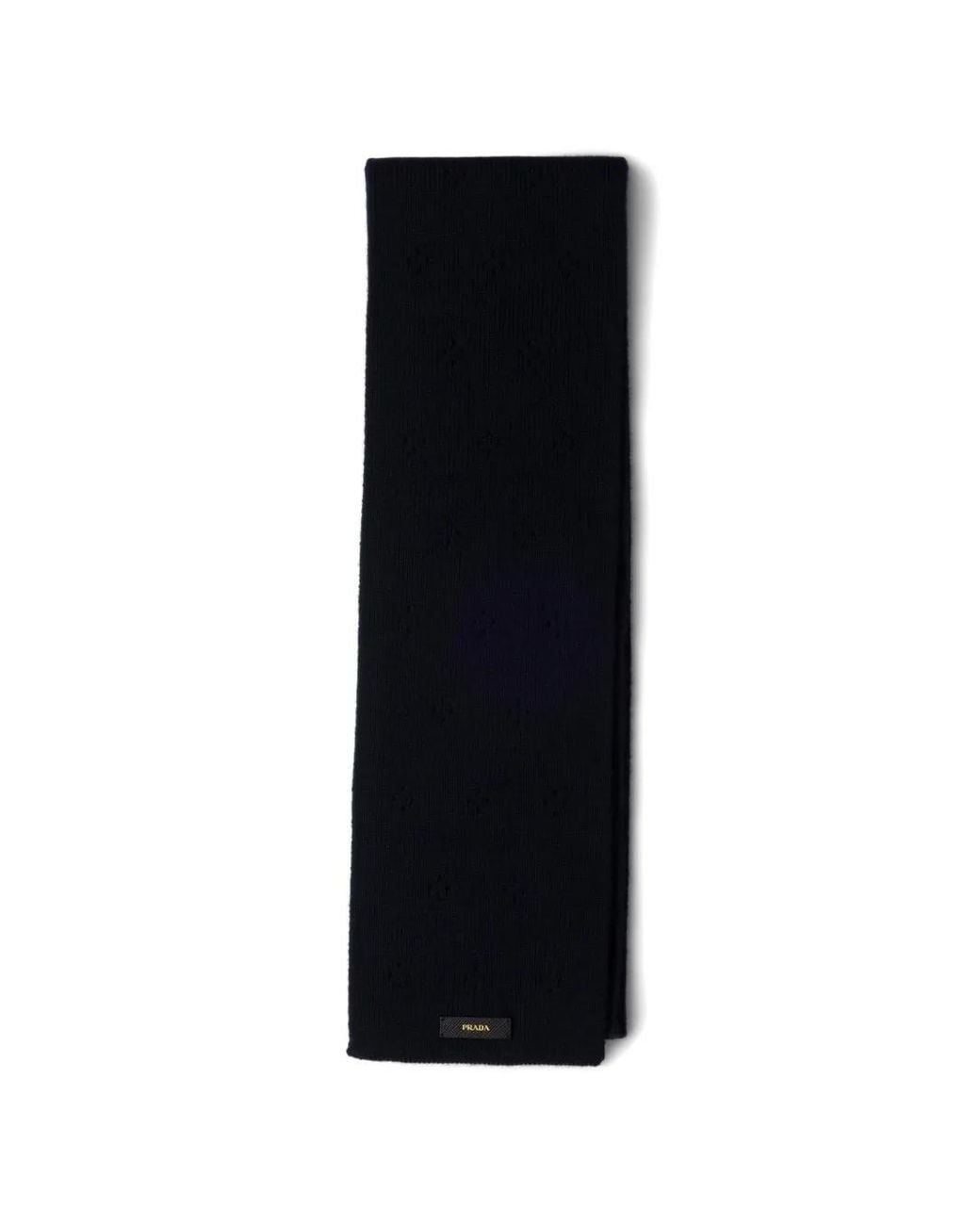 Prada Black Cashmere Scarf