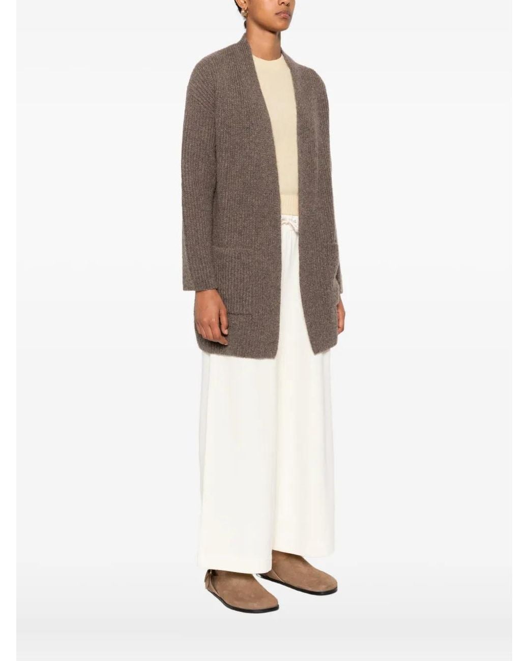 Marc O' Polo Brown Patch-Pocket Cardigan