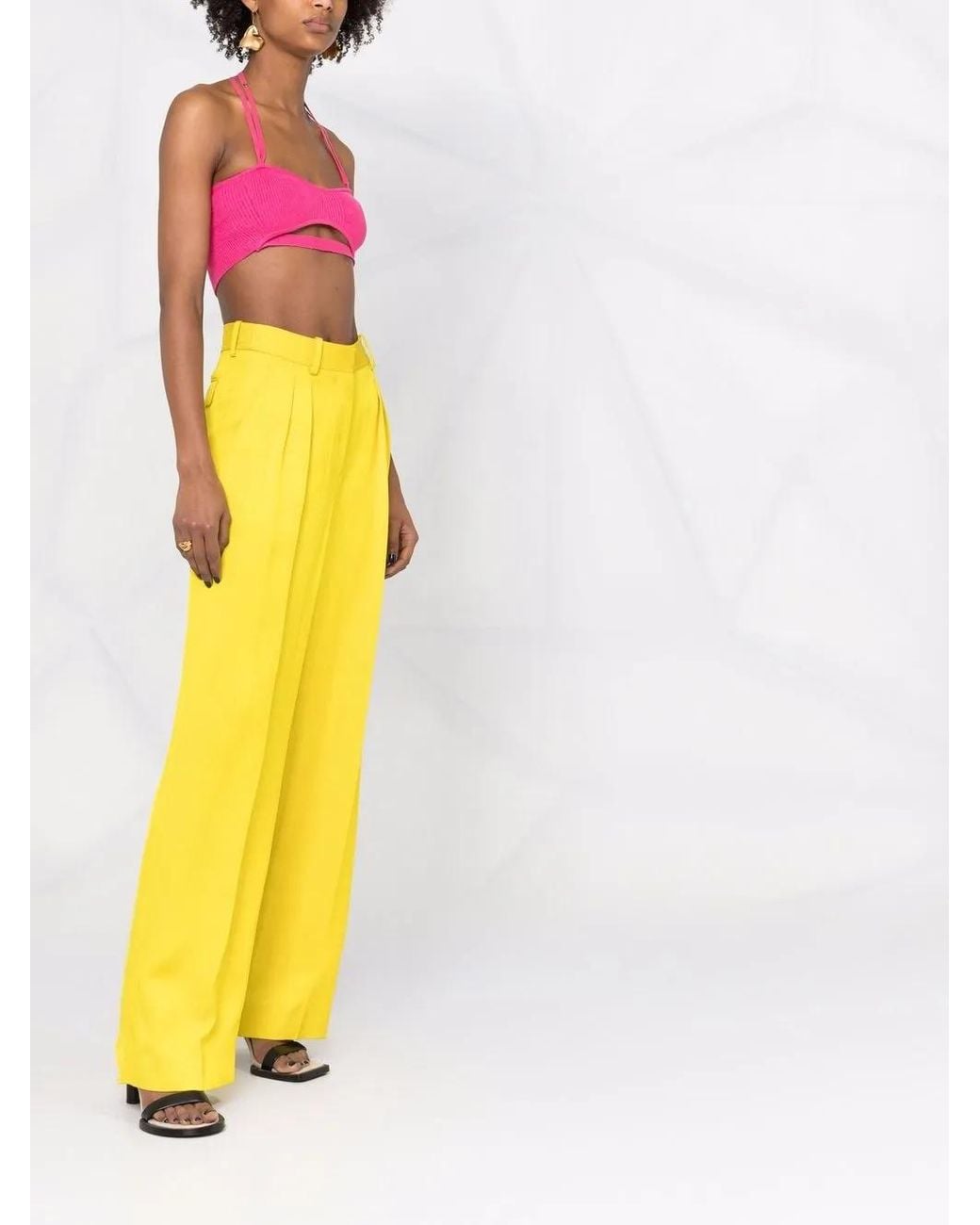 Jacquemus Cropped Top in het Pink
