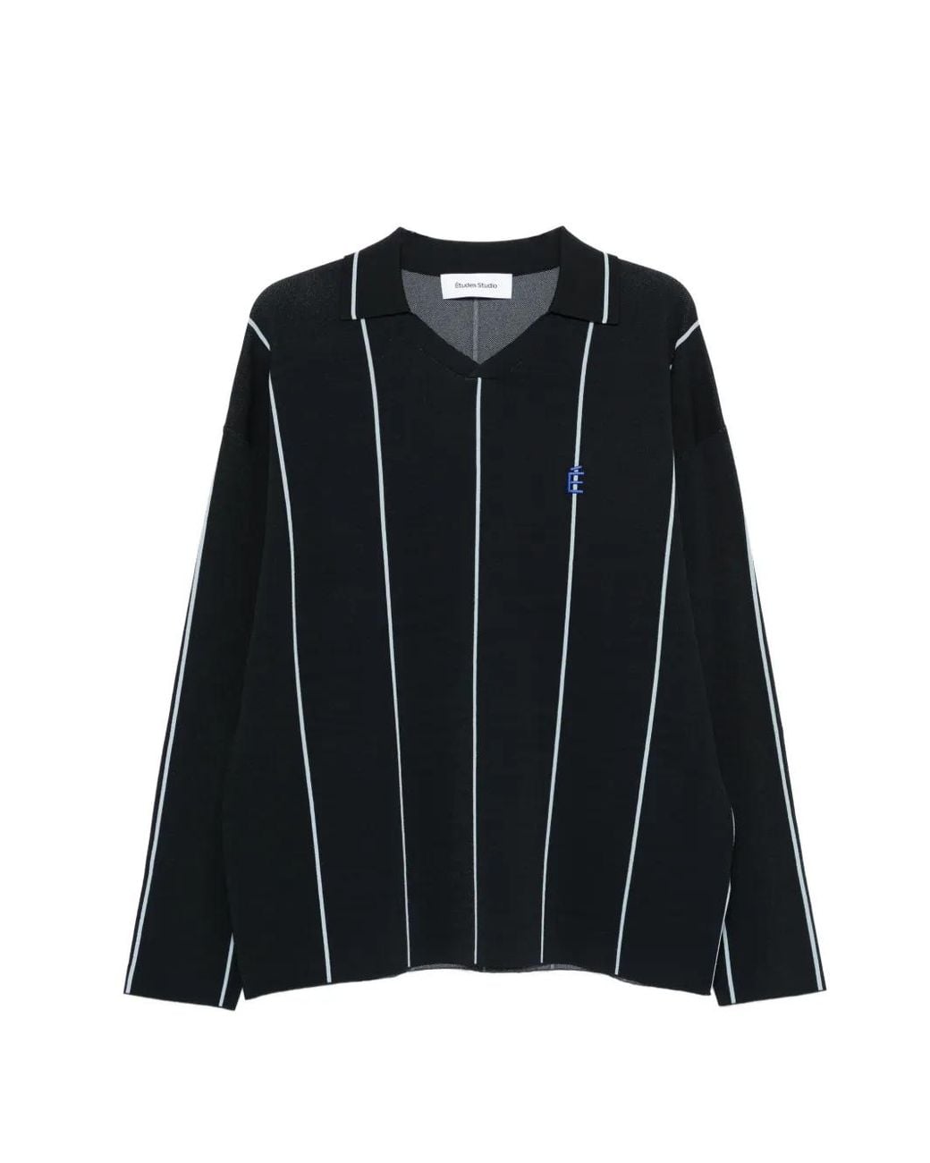 Etudes Studio Black Sweat À Rayures