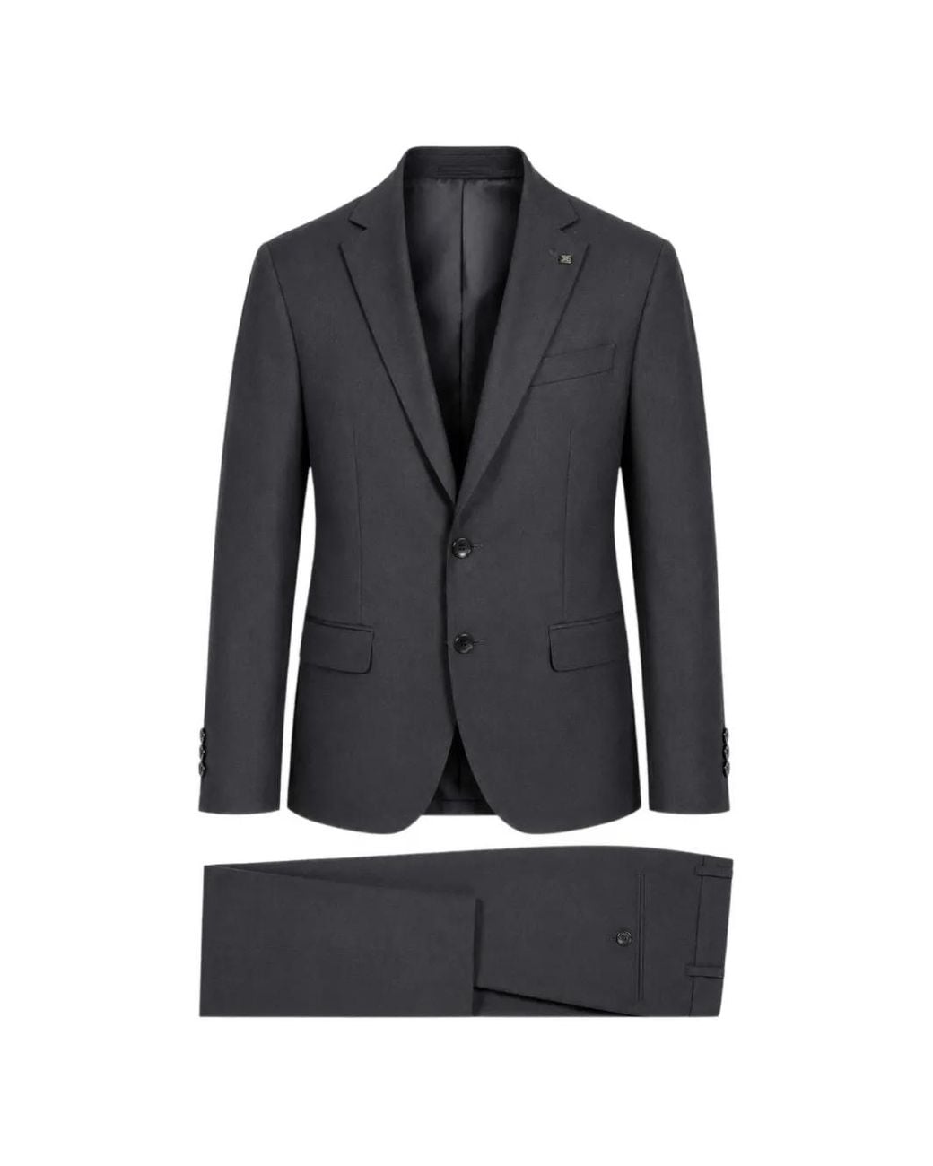 ETIEM TEXTIL S.L. Blue Single-Breasted Notched-Lapel Suit for men