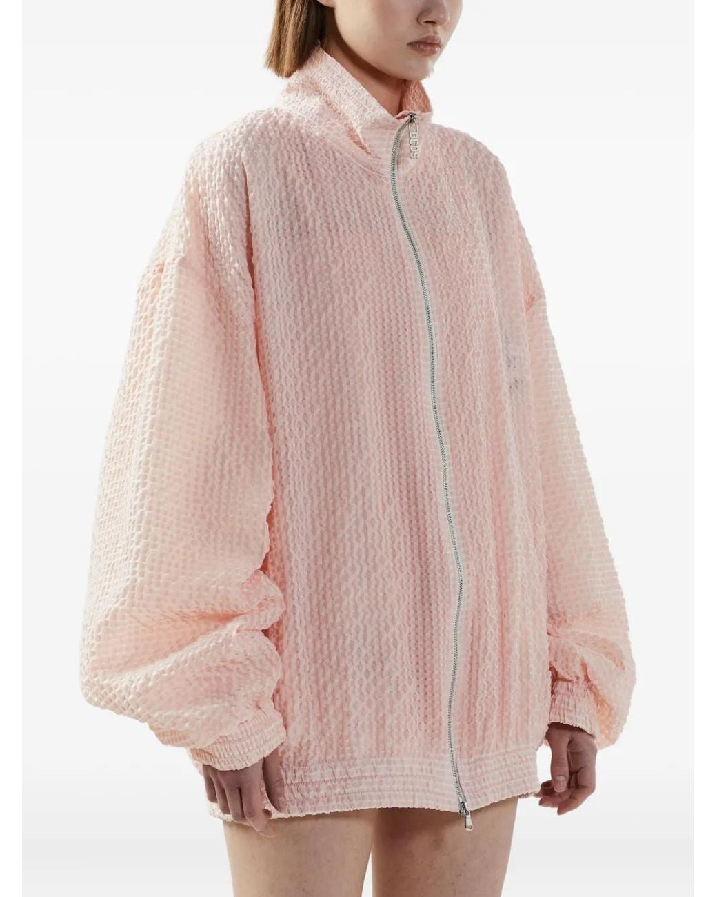 Gcds Pink Vichy Jacket