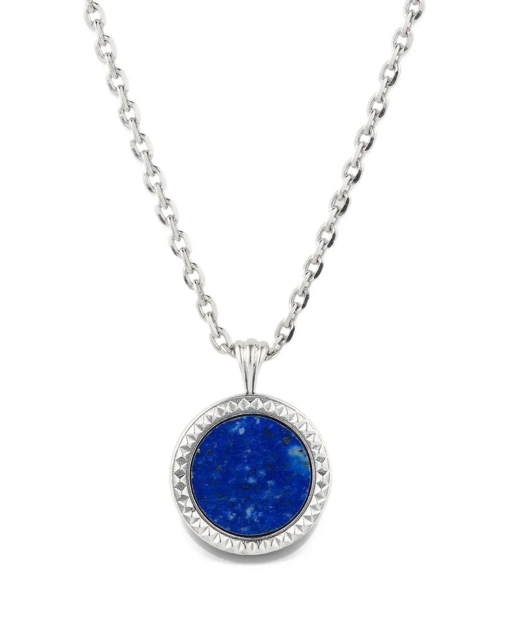 Emanuele Bicocchi Blue Pyramid Amulet Necklace