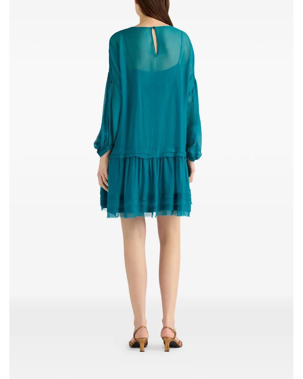 Momoní Blue Agave Mini Dress