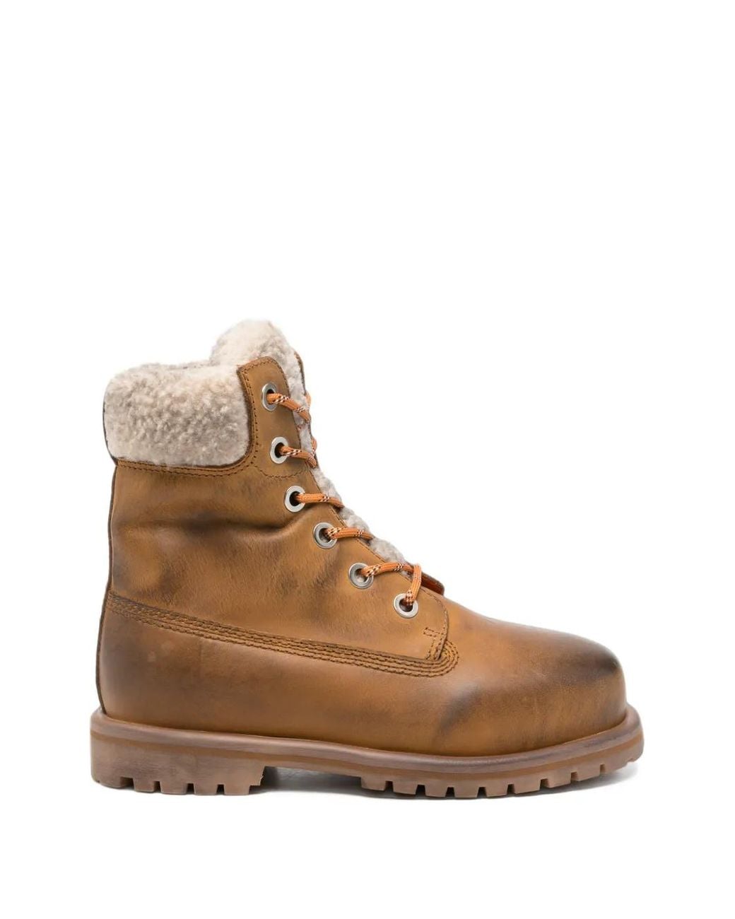PDF Brown Strada Giga Lace-Up Boots for men