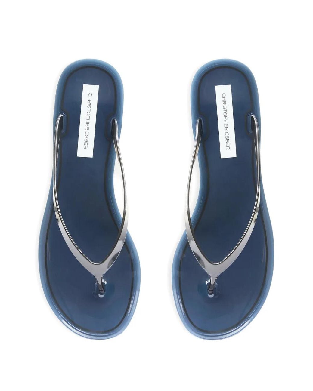 Christopher Esber White Jo Flip-Flops