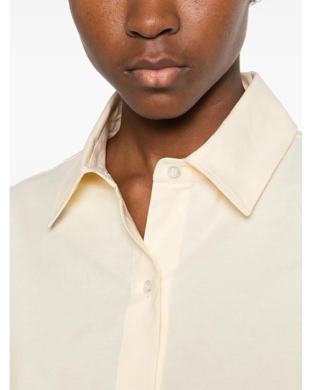 Manuel Ritz White Button-Down Long-Sleeve Shirt