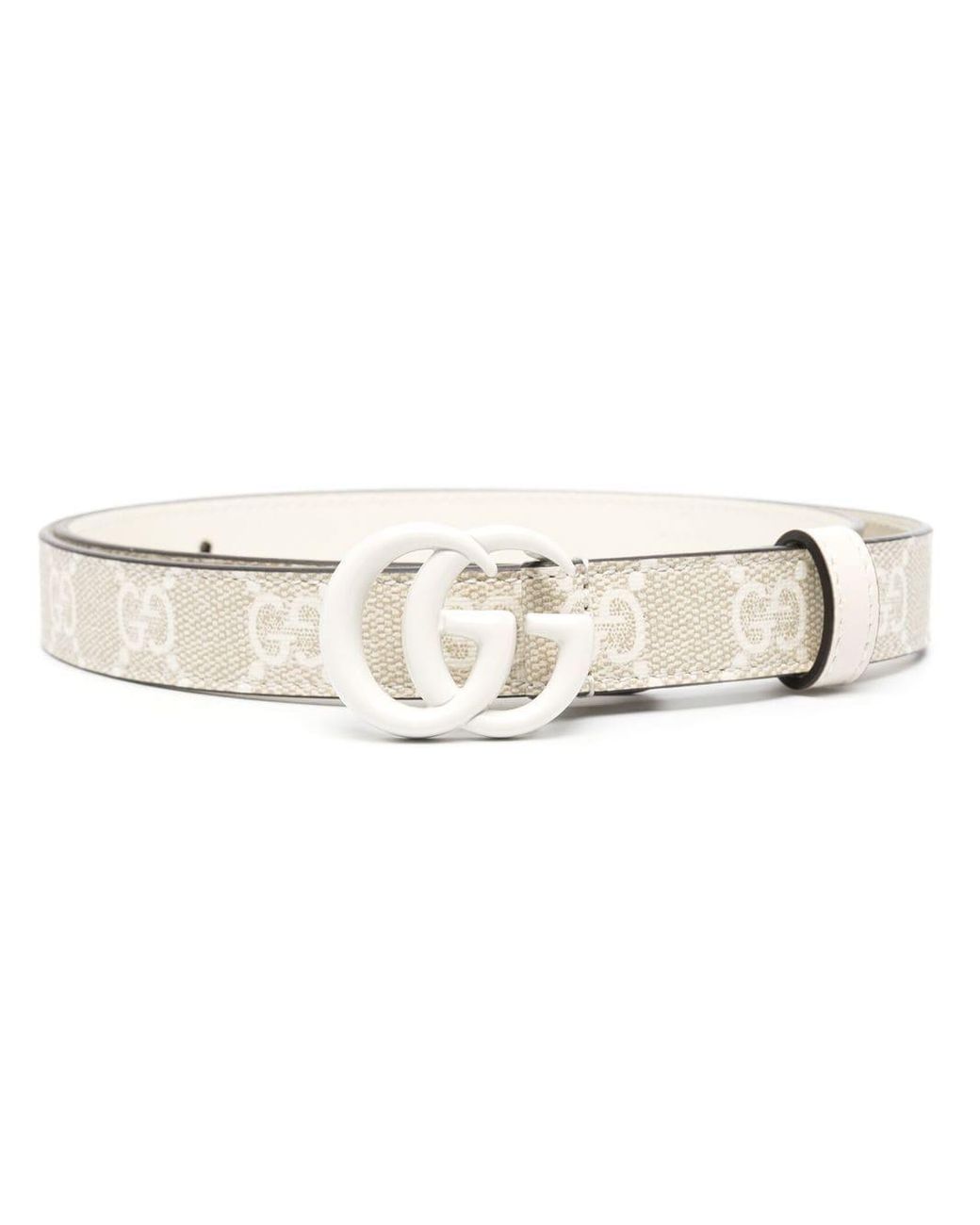 Gucci Leren Riem in het Naturel | Lyst NL