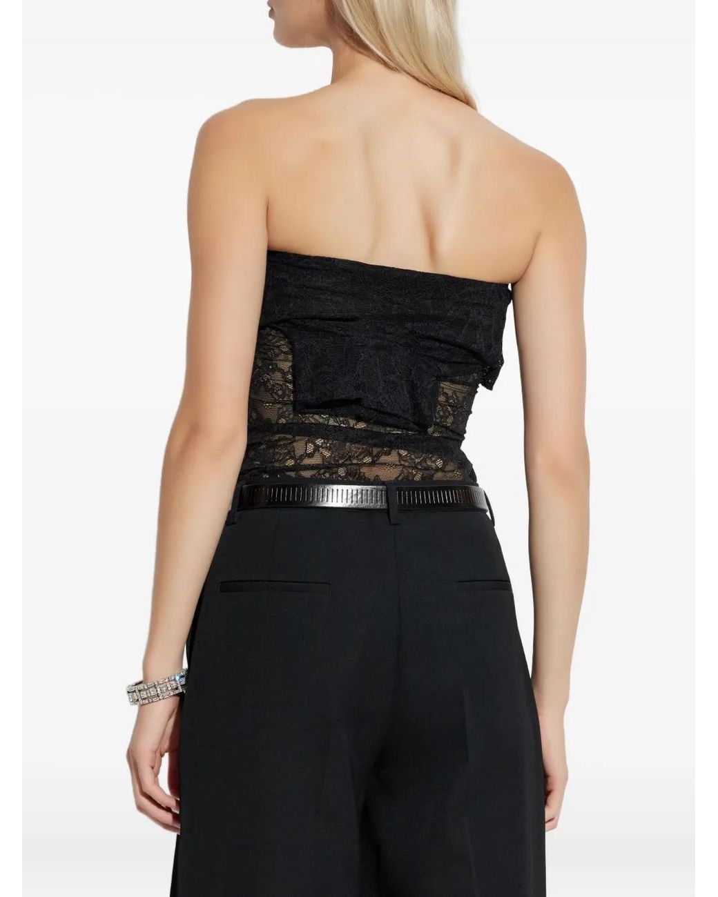 Top Con Fiocco di Vetements in Black