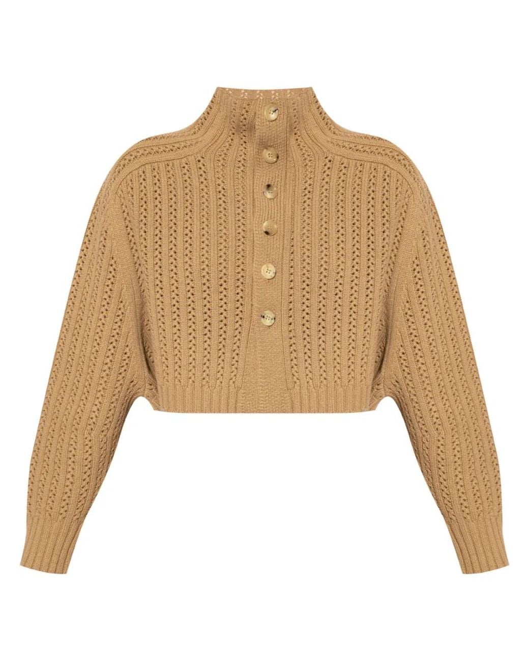 Max Mara Natural Hodeida Cropped Sweater