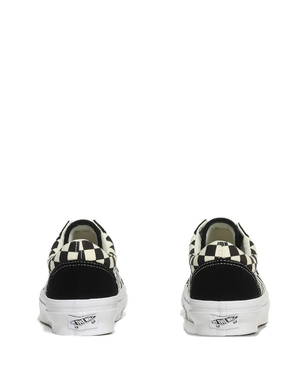 Vans White Premium Old Skool 36 Checkerboard-Print Sneakers