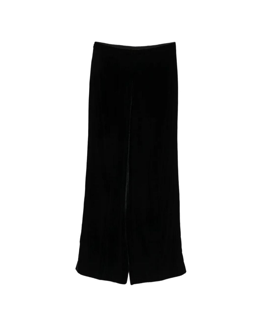 P.A.R.O.S.H. Black Zip-Up Trousers