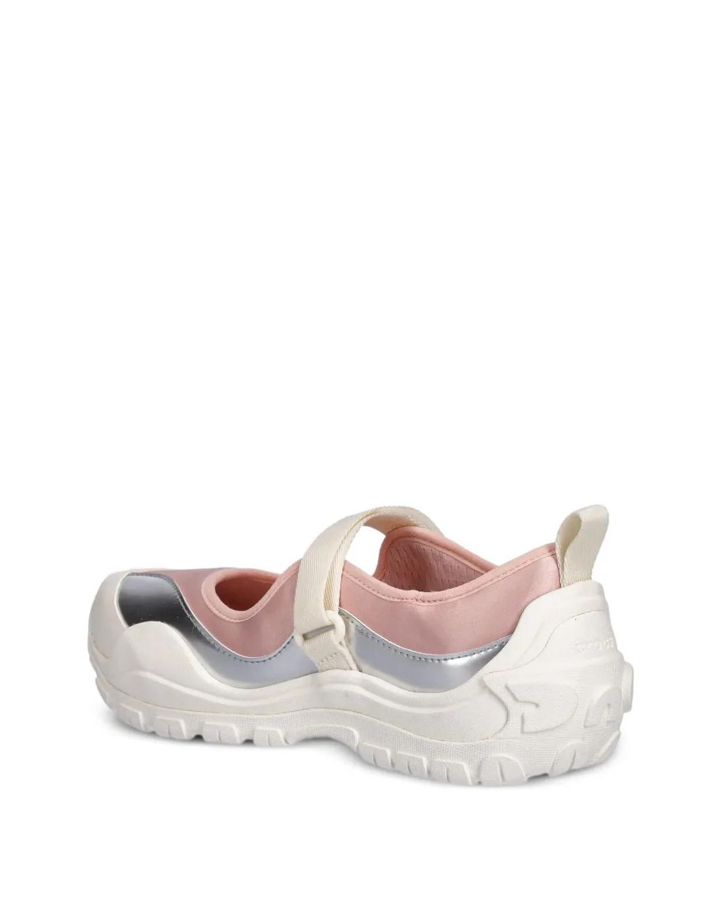 CROCSTM Pink Metallic Strap Sneakers