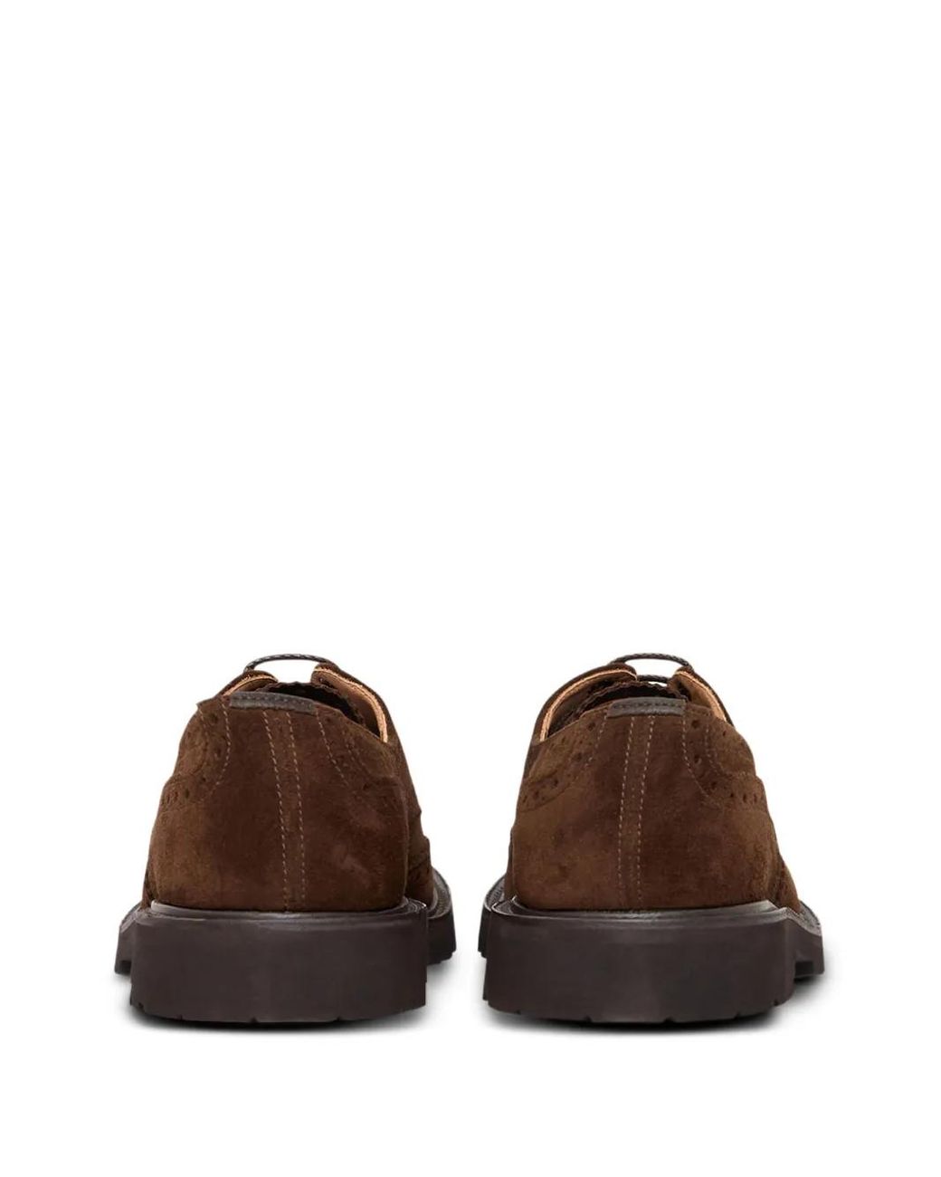 Tricker's Brown Brogue Lace-Up Shoes for men
