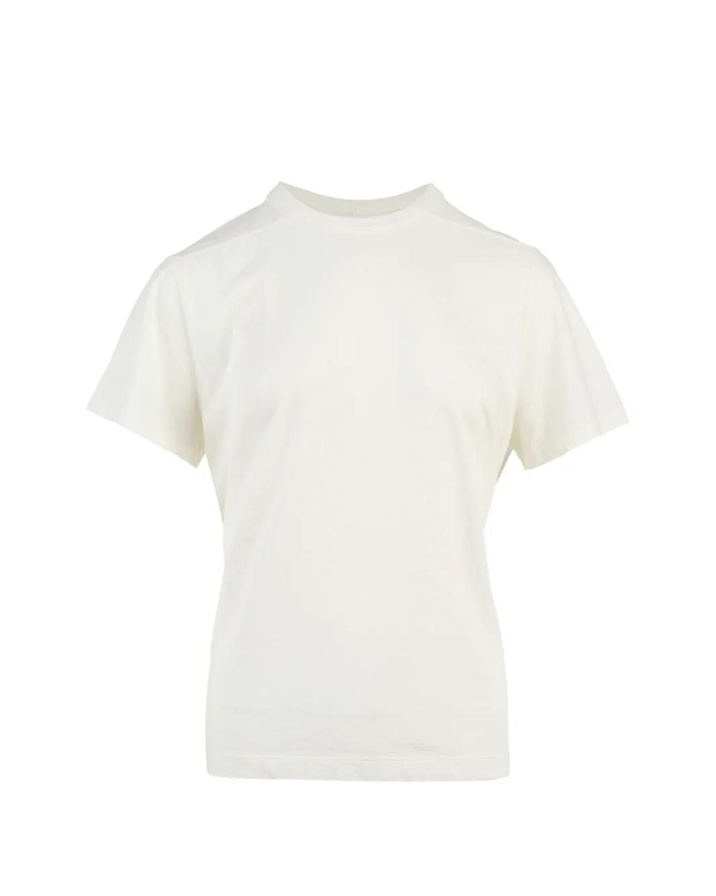 Rick Owens White Short Level T T-Shirt for men