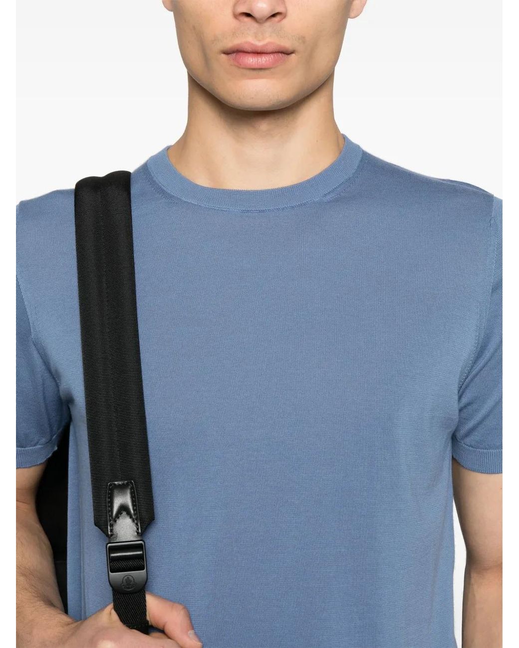 Camiseta De Algodón Drumohr de hombre de color Blue