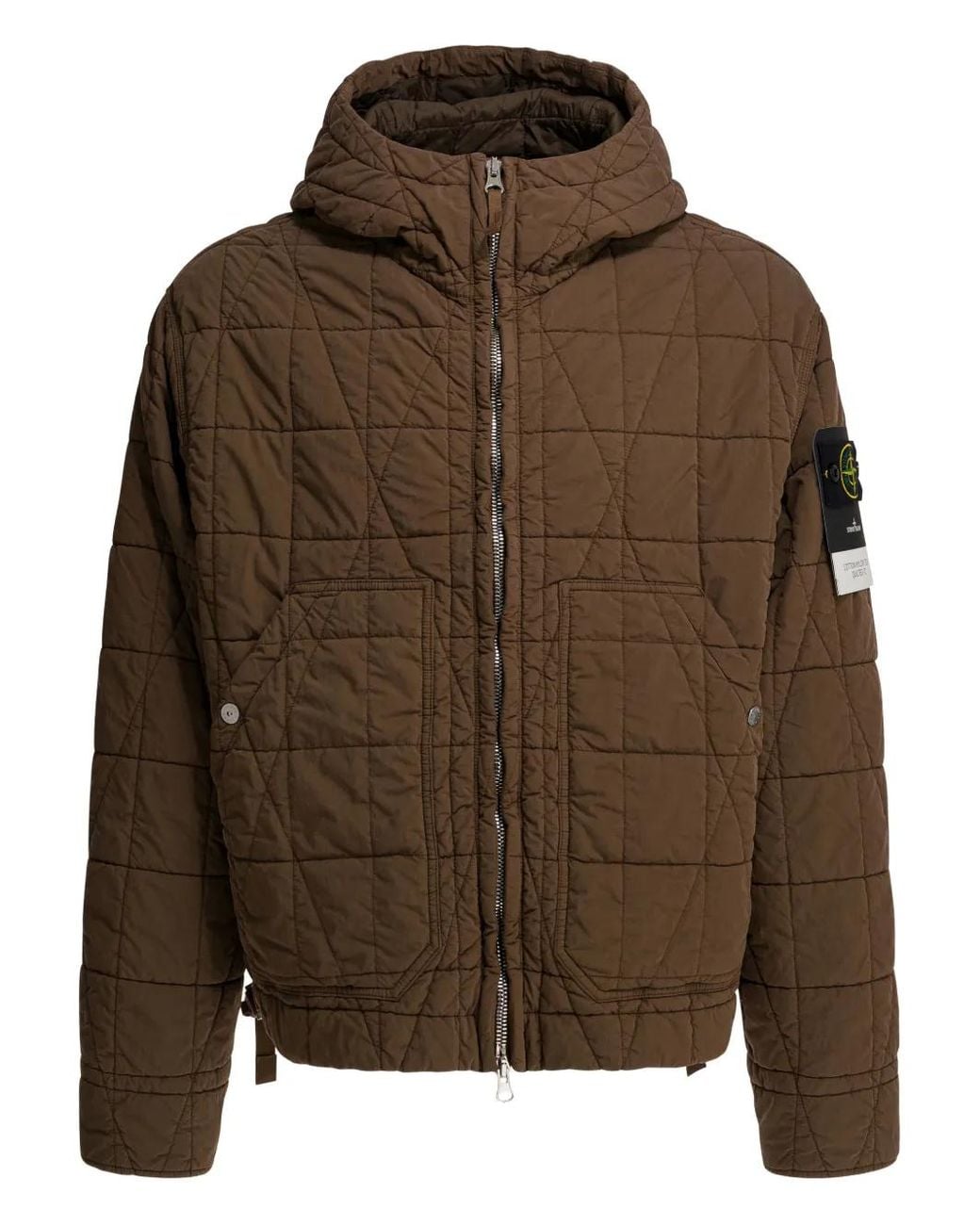Stone Island Brown Capospalla Clothing for men
