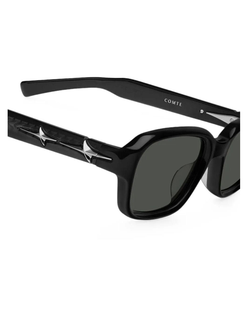 Gentle Monster Black Comte Square-Frame Glasses