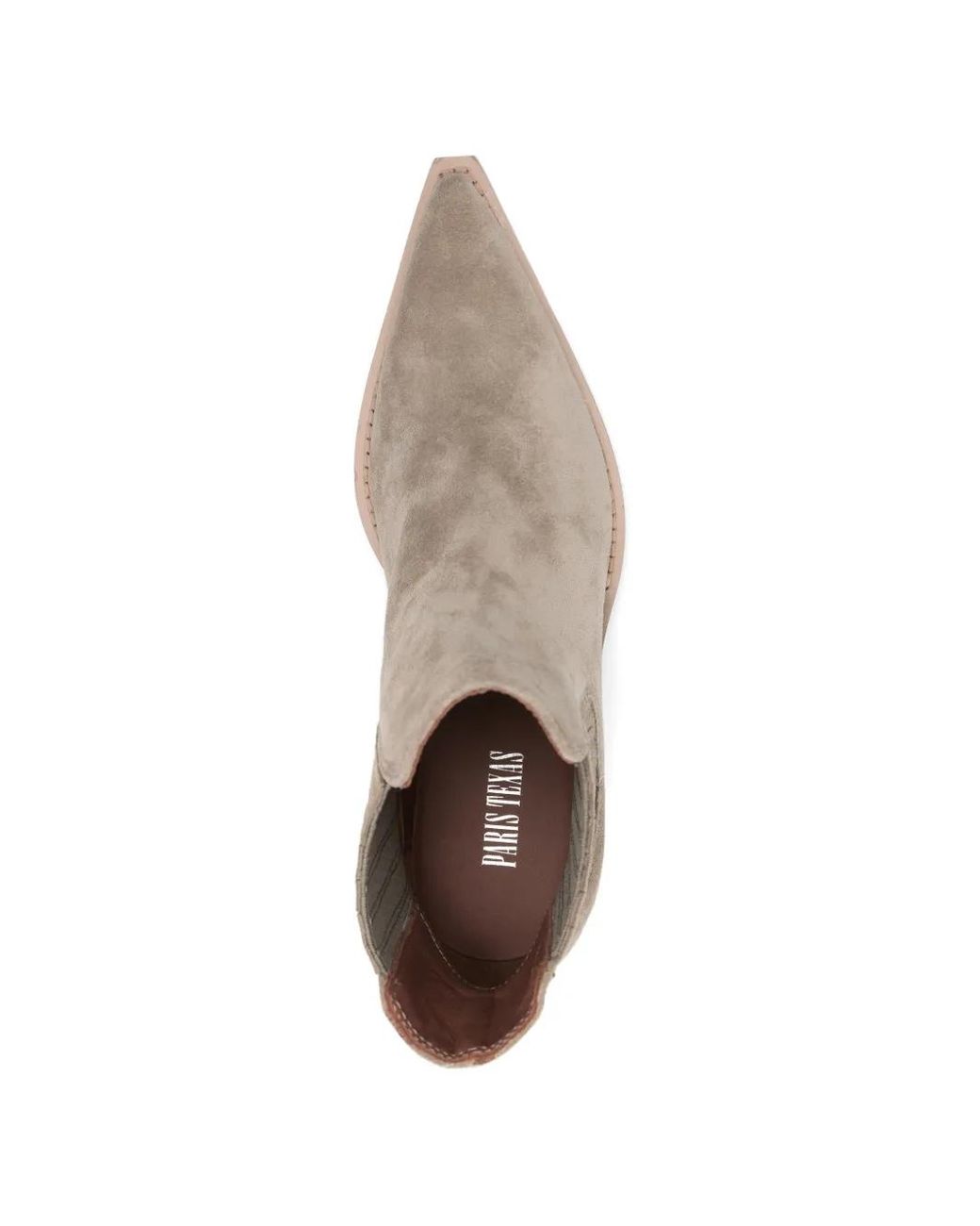 Paris Texas Natural Suede Pumps