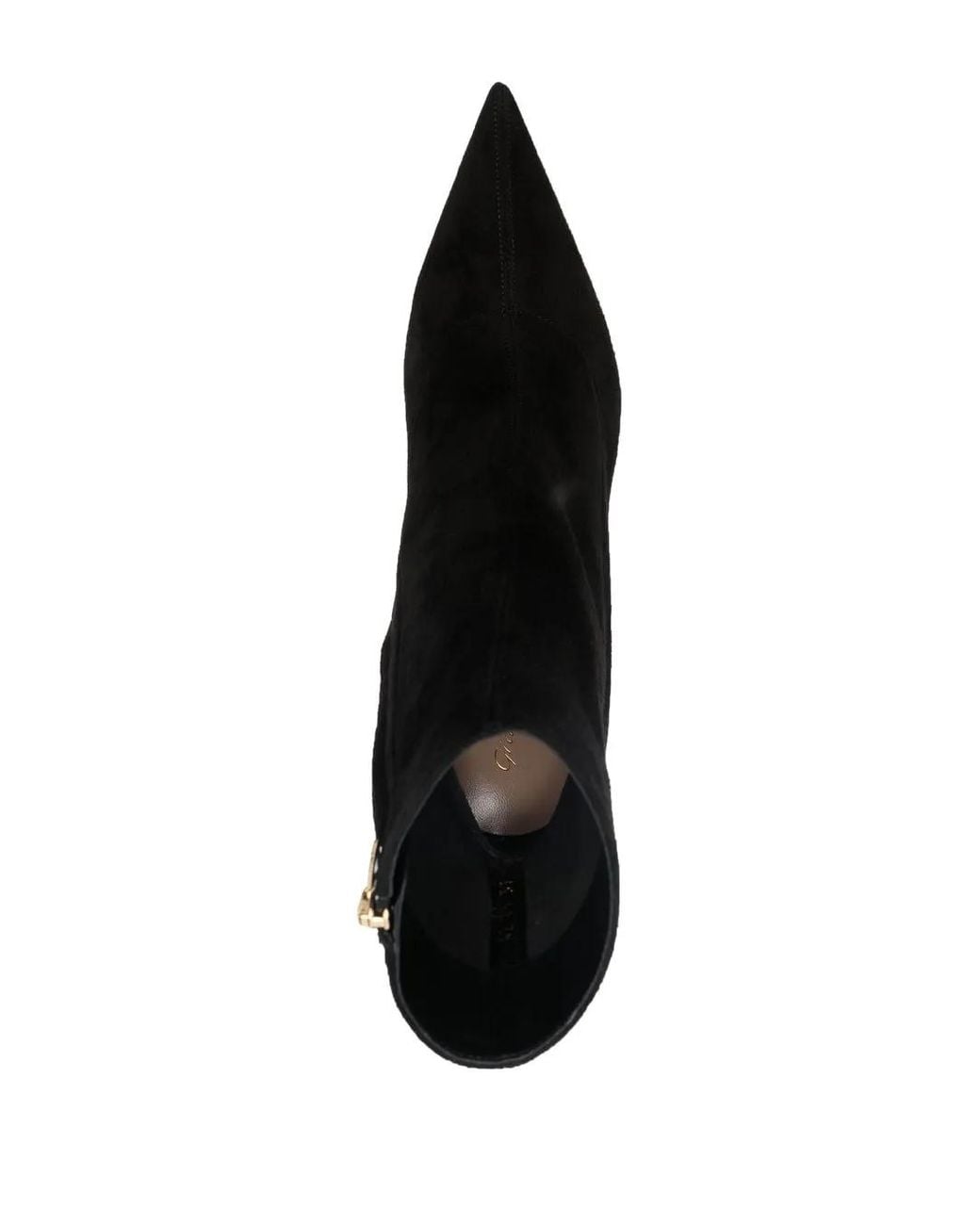 Gianvito Rossi Black Dunn 85Mm Suede Boots