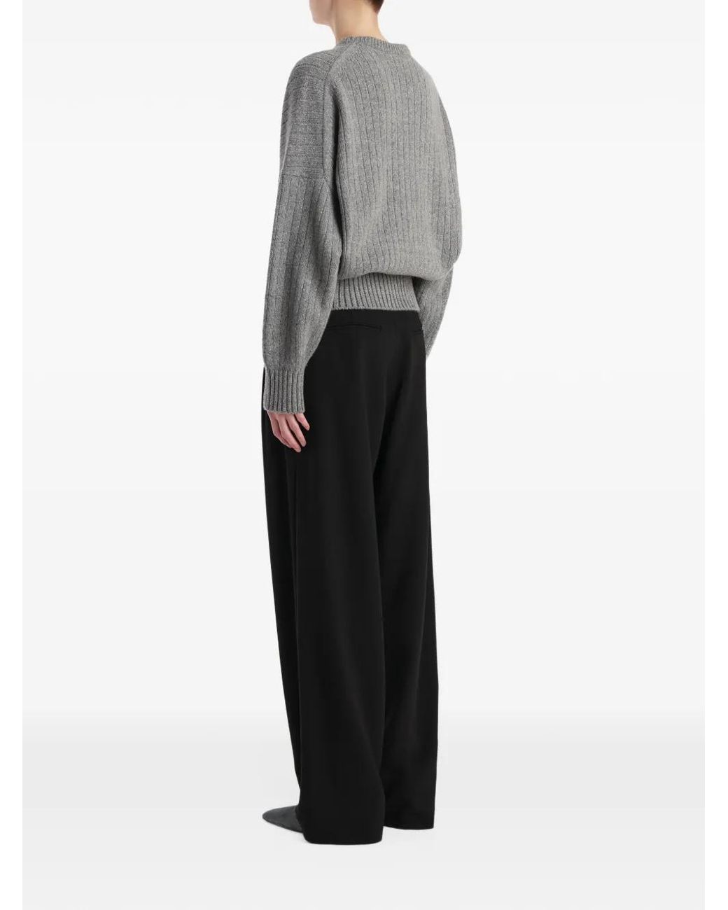 Khaite Gray Lennox Sweater