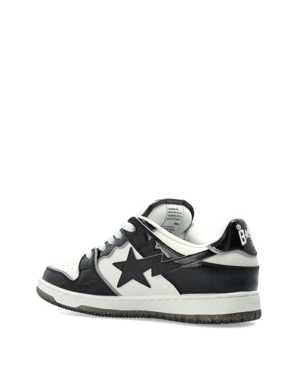 A Bathing Ape Black Bape Sk8 Sta Sneakers for men