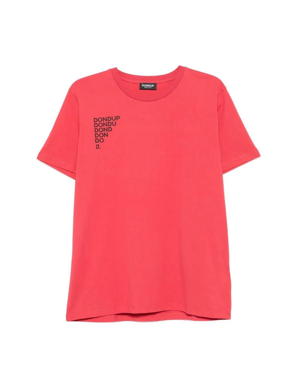 Dondup Pink T-Shirt À Logo Imprimé for men