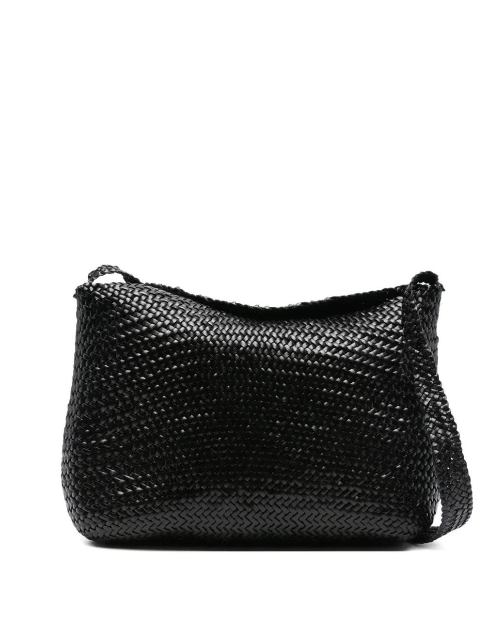 Dragon Diffusion Black Santa Marta Interwoven Crossbody Bag