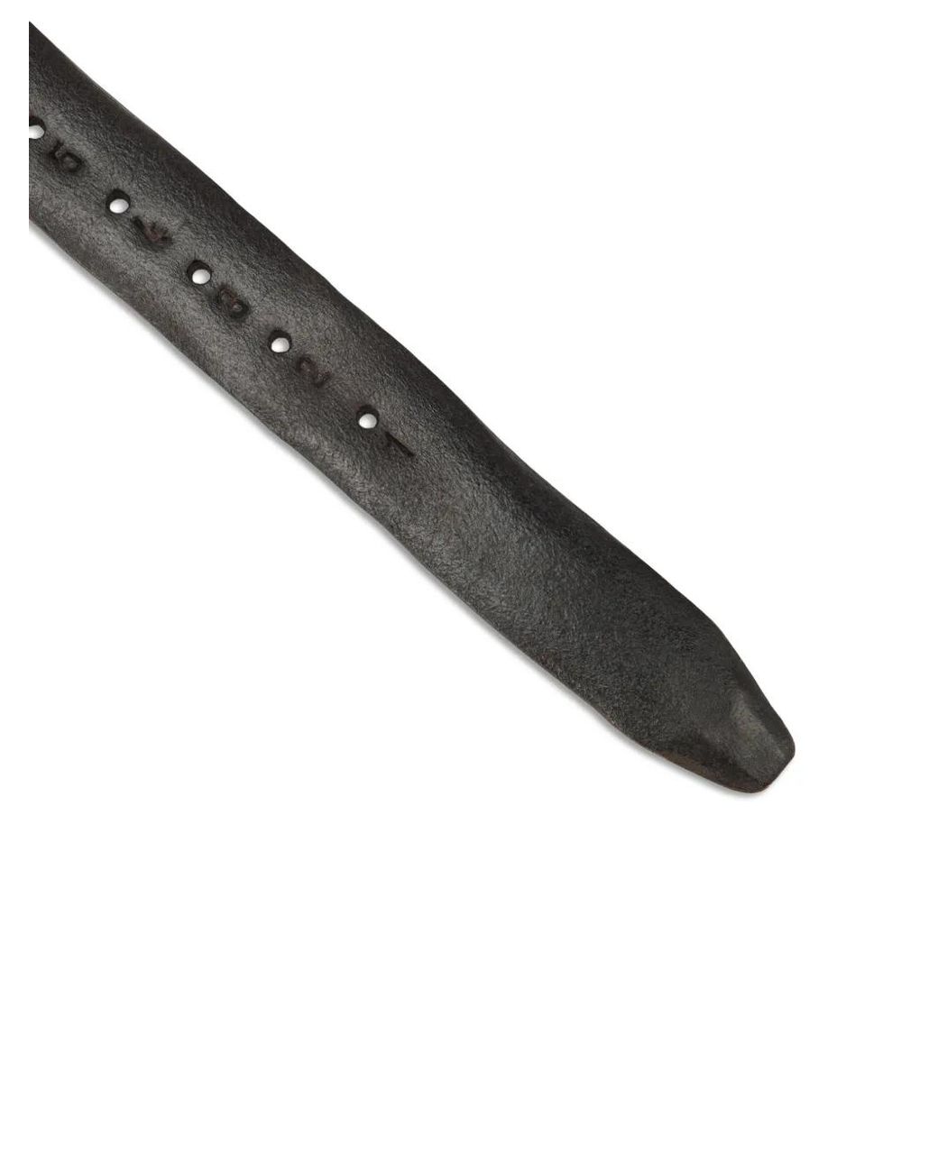 Fortela Black Crockett Leather Belt