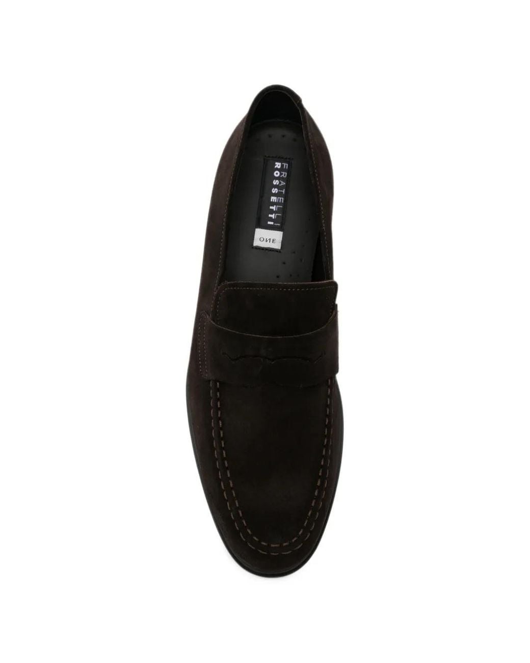 Fratelli Rossetti Black Suede Loafers for men
