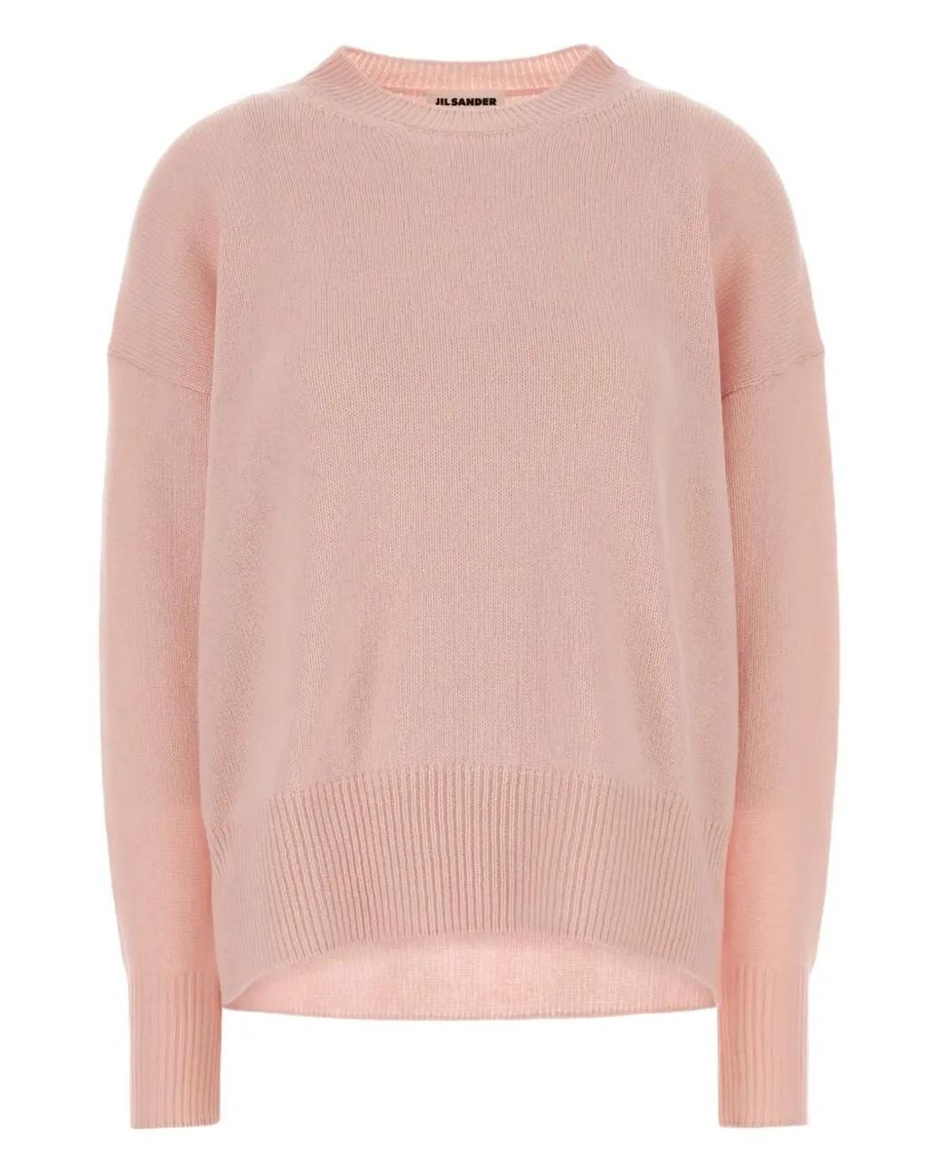 Jil Sander Pink Crew-Neck Sweater