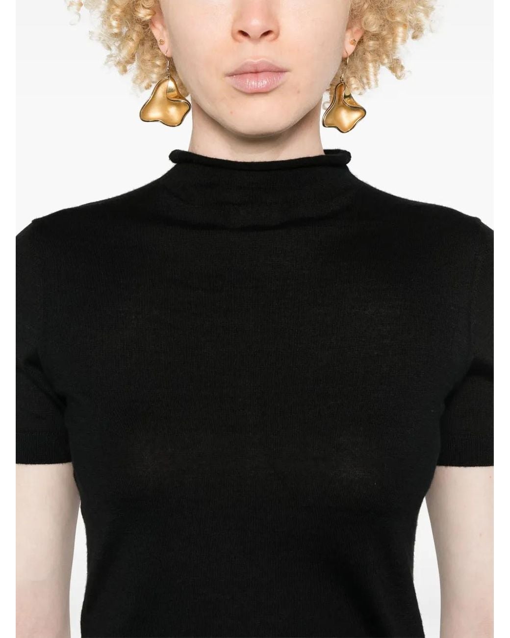 Ralph Lauren Black Knitted T-Shirt
