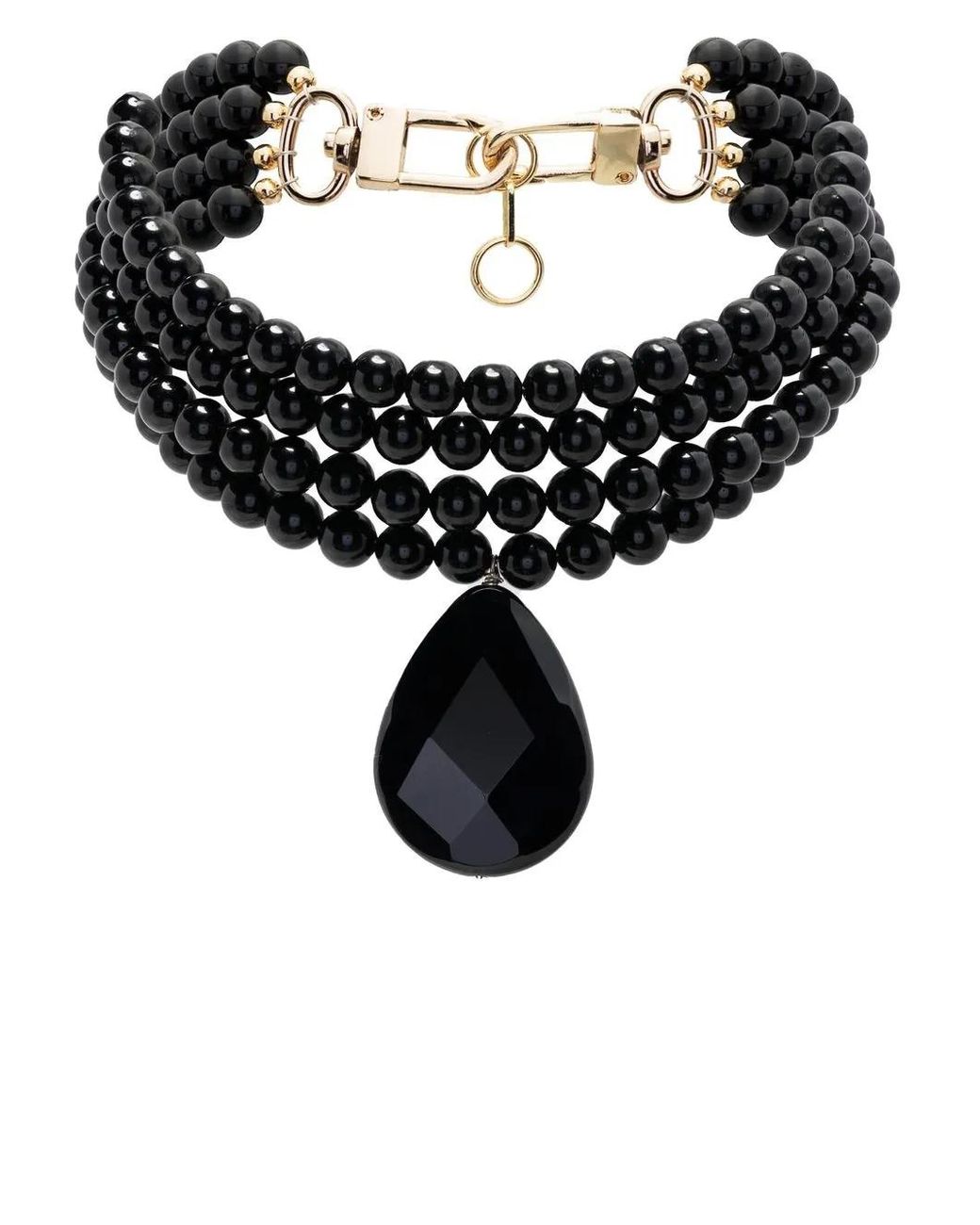 Atu Body Couture Black X Shir Fine Jewellery Beaded Necklace