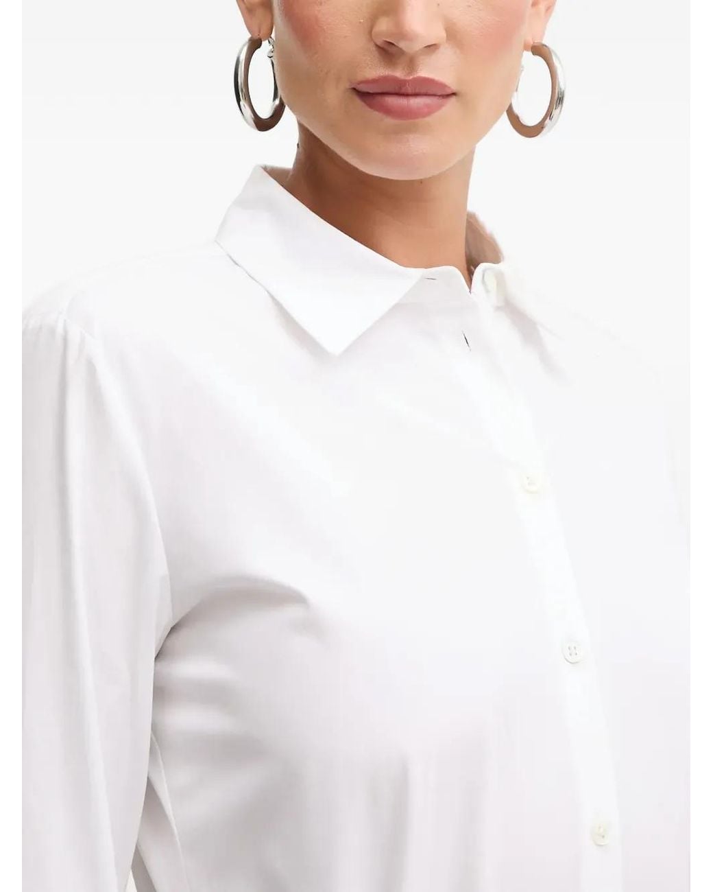 Patrizia Pepe White Layered Mini Dress