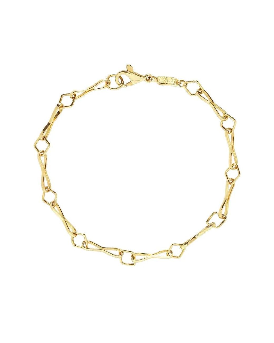Azlee Metallic 18K Large Link Bracelet