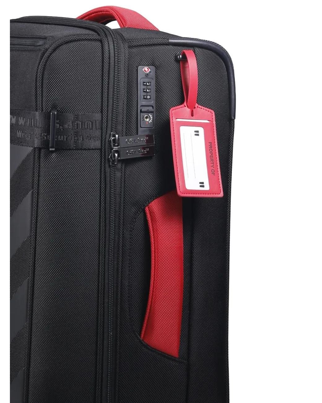 Suitcase Diagonal Off-White c/o Virgil Abloh Diagonal Stripe Suitcase in Black for Men | Lyst