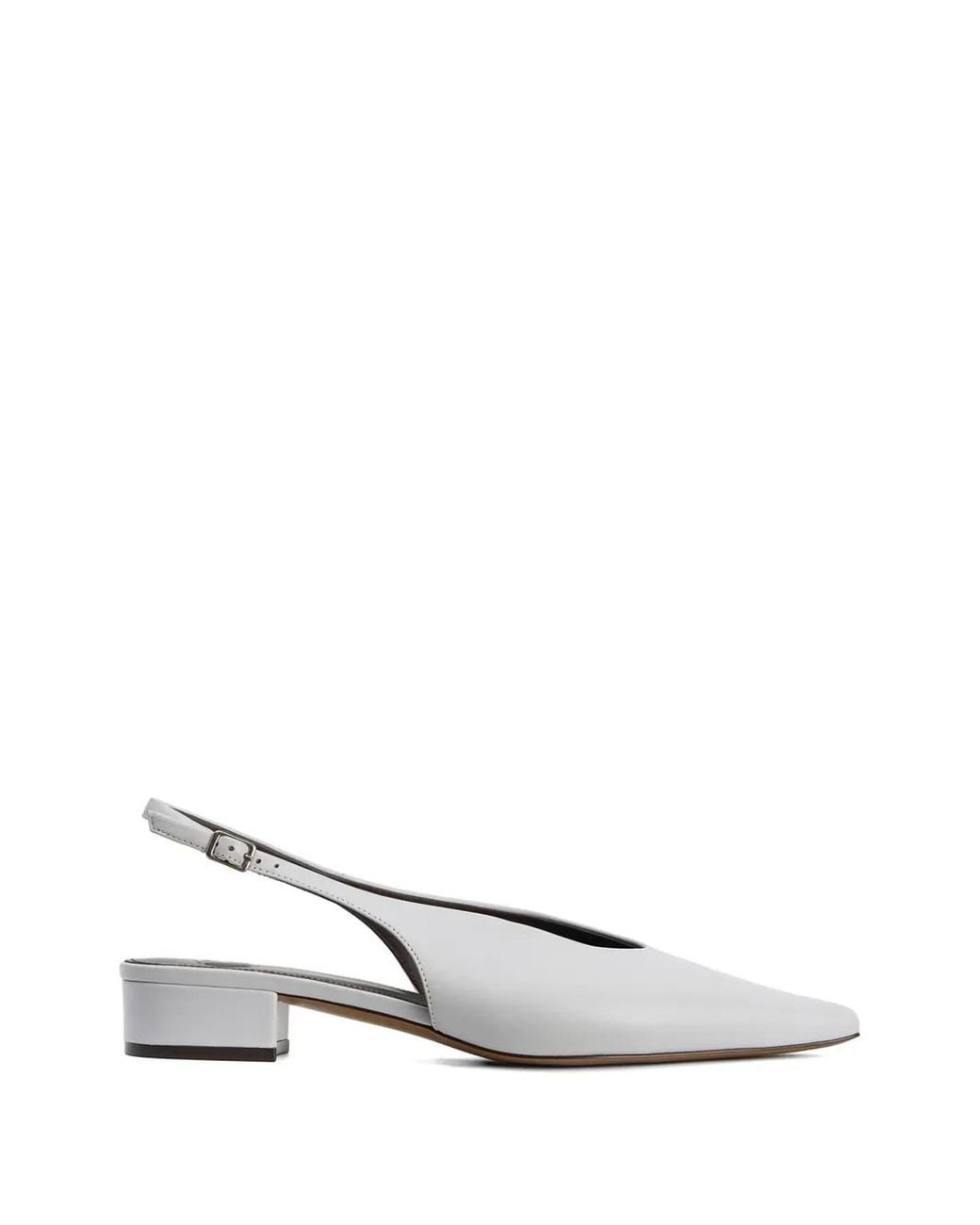 12 STOREEZ White Diana Slingback Pumps