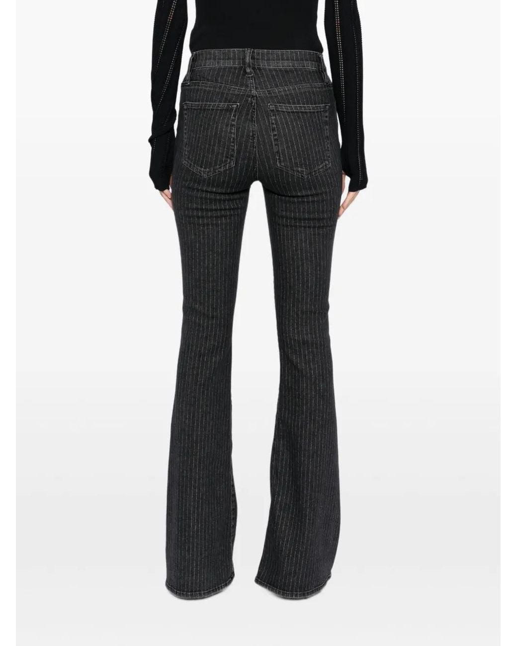 FRAME Black Flared Jeans