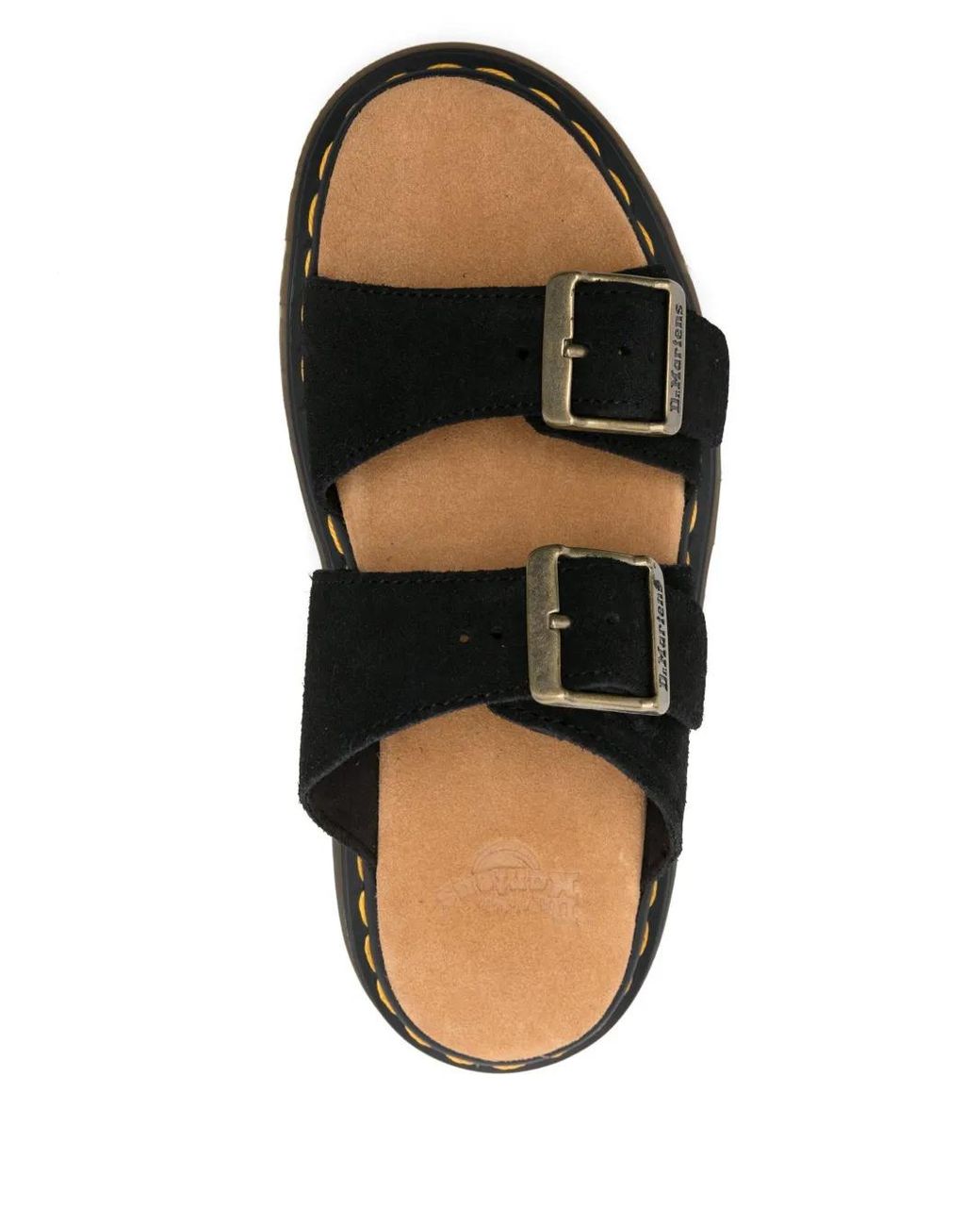 Dr. Martens Black Josef Sandals for men