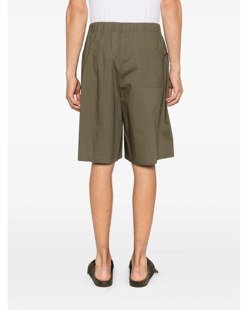 Imperial Green Elasticated Shorts for men