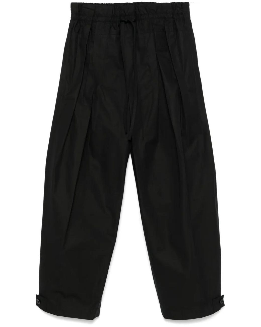 Jil Sander Black Pleated Trousers