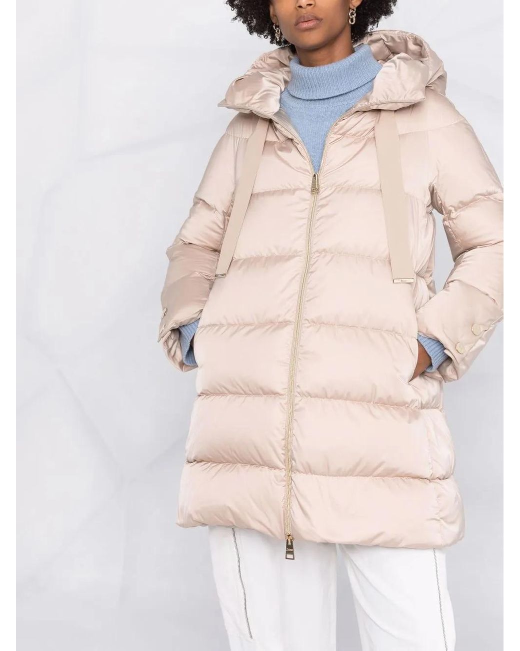 Herno Natural Coats Beige