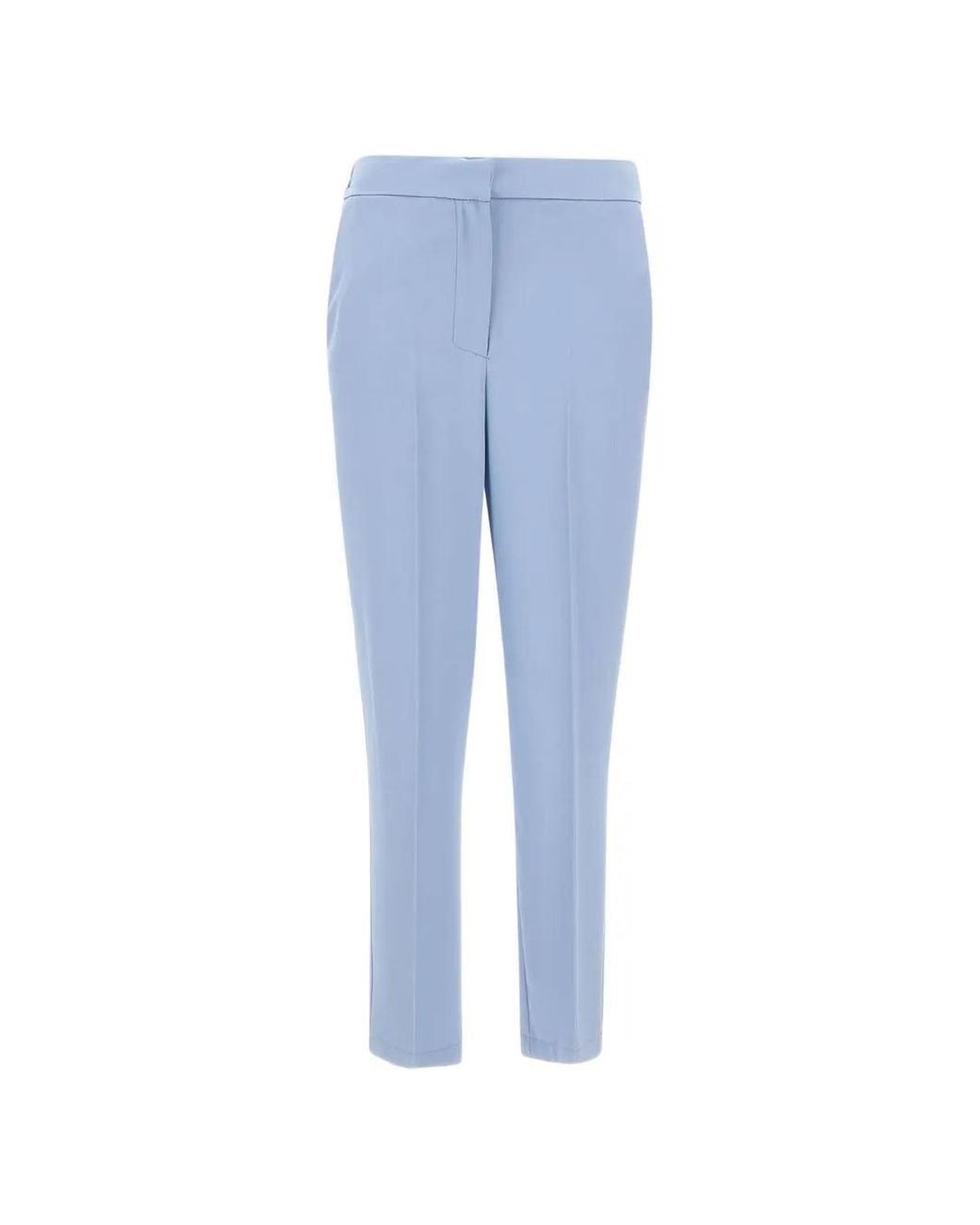 Kaos Blue Elasticated Back Crease Trousers