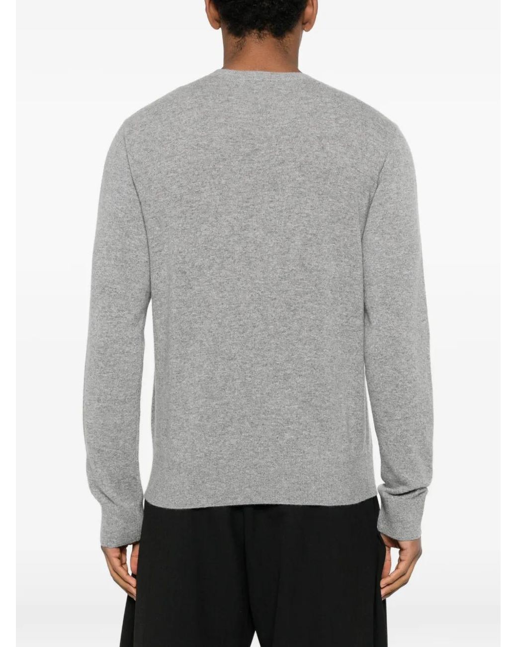 Jersey De Lana Y Cachemira Con Bordado Paris Givenchy de hombre de color Gray