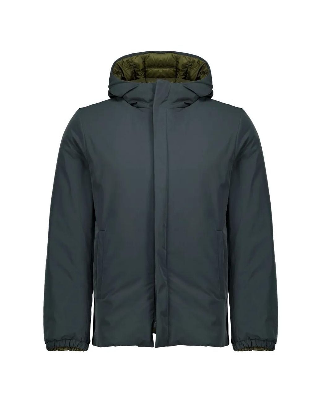 Prada Omkeerbaar Jack Met Capuchon in het Green voor heren