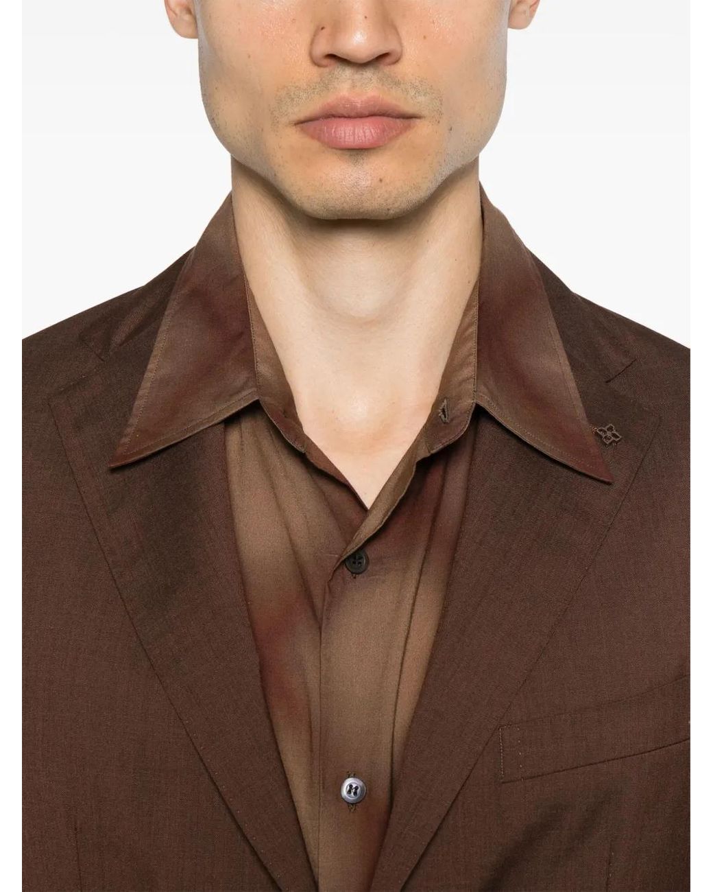 Tagliatore Brown Dakar Suit for men