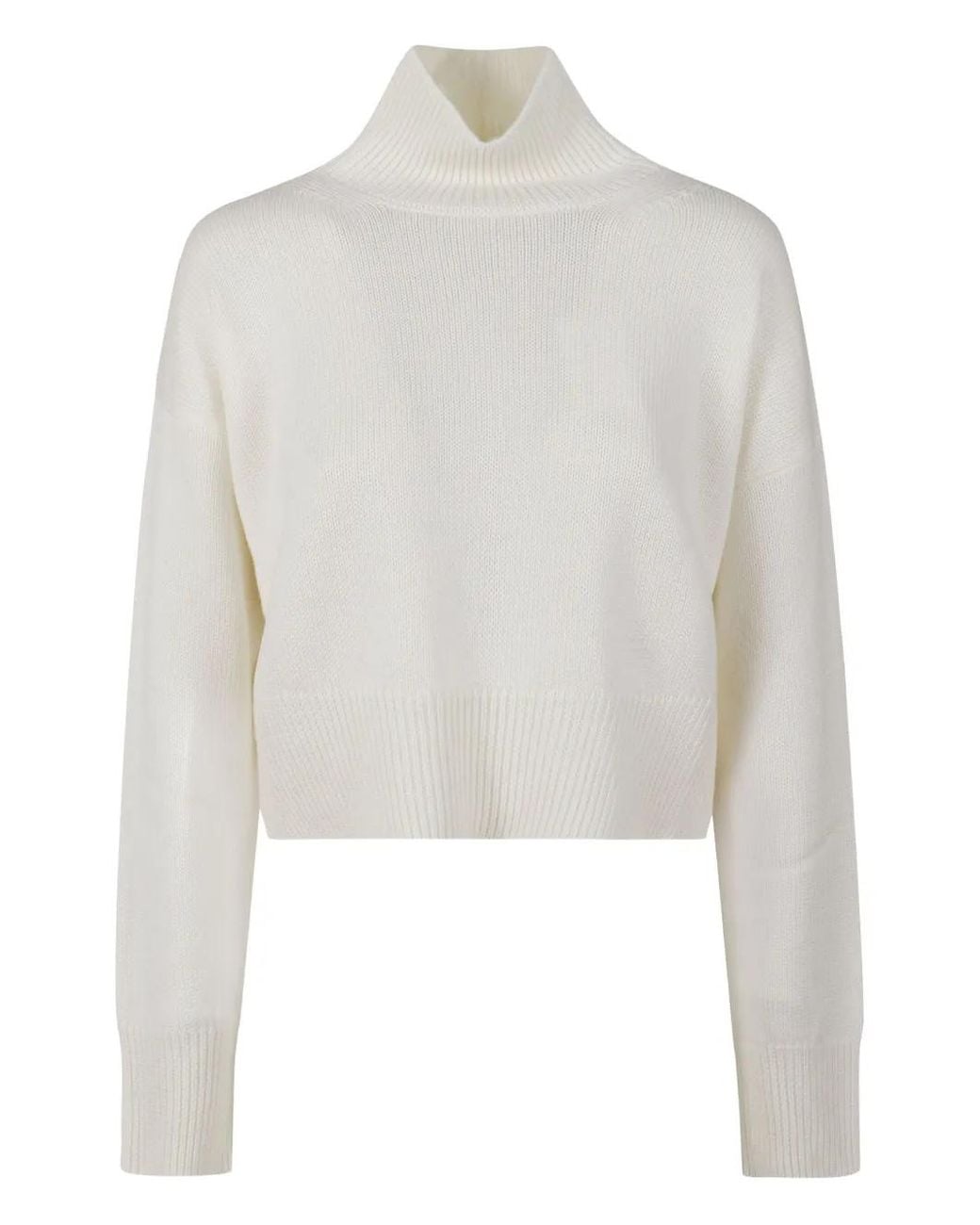 Dondup White Turtleneck Knitwear