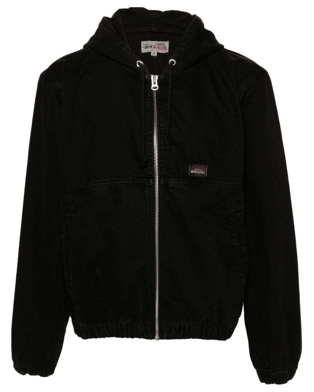 ★送料・関税込★STUSSY★Unlined Canvas Work Jacket★BLACK★ Stussy - BLACK CANVAS UNLINED WORK JACKET – LE LABO STORE