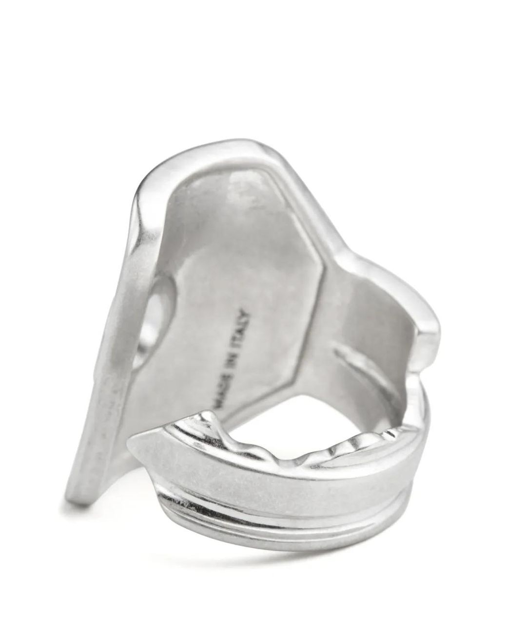 MM6 by Maison Margiela Gray Key-Motif Open Ring