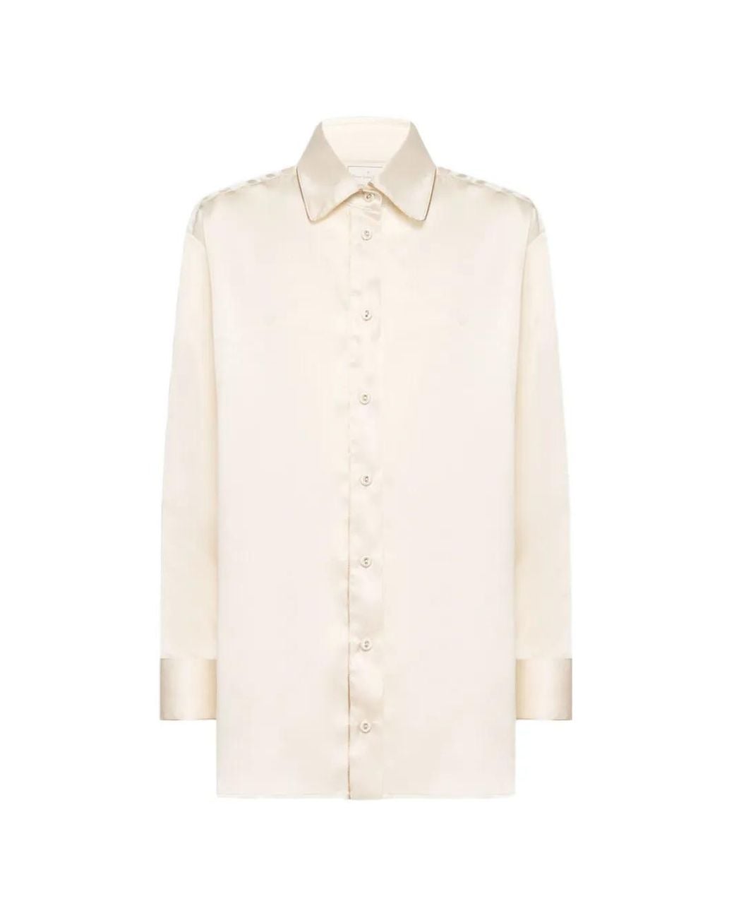 Pierre Louis Mascia White Silk Shirt
